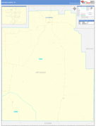 Jim Hogg County, TX Digital Map Basic Style